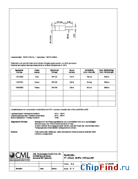 Datasheet 15010350 manufacturer CML