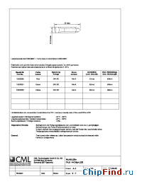 Datasheet 15030352 manufacturer CML