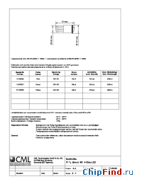Datasheet 15100350 manufacturer CML