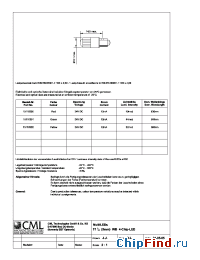 Datasheet 15110350 manufacturer CML