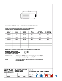 Datasheet 18240451 manufacturer CML