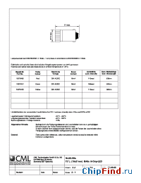 Datasheet 18270452 manufacturer CML