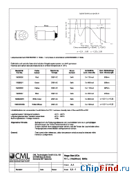 Datasheet 1862623X manufacturer CML