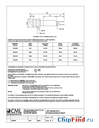 Datasheet 1904X25X manufacturer CML