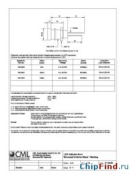 Datasheet 1907X002 manufacturer CML