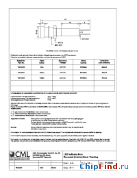 Datasheet 1907X351 manufacturer CML