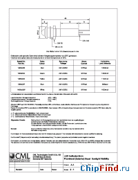 Datasheet 1908X350 manufacturer CML