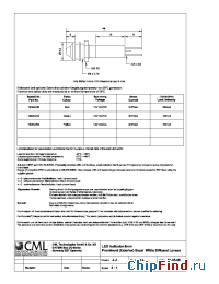 Datasheet 190AX250 manufacturer CML