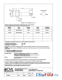 Datasheet 1910X254 manufacturer CML