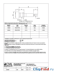 Datasheet 19200250 manufacturer CML