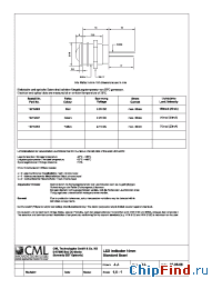 Datasheet 1921X00X manufacturer CML