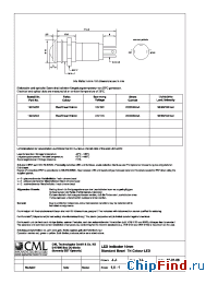 Datasheet 1924X354 manufacturer CML