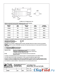 Datasheet 1927X251 manufacturer CML
