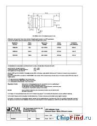 Datasheet 192BX35X manufacturer CML