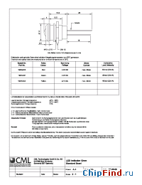 Datasheet 192DX001 manufacturer CML