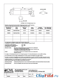 Datasheet 19590354 manufacturer CML