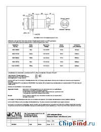 Datasheet 195A1250UC manufacturer CML