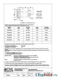 Datasheet 195AX35XMUC manufacturer CML