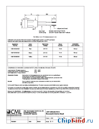 Datasheet 1980100350500 manufacturer CML