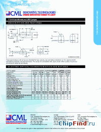 Datasheet HLMP0300 manufacturer CML