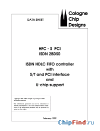 Datasheet HFC-SPCIA manufacturer Cologne