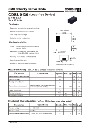 Datasheet CDBU0130 manufacturer Comchip