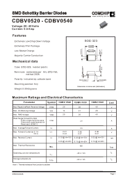Datasheet CDBV0530 manufacturer Comchip