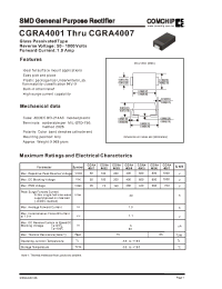 Datasheet CGRA4004 manufacturer Comchip