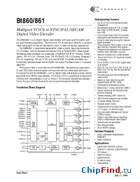 Datasheet BT861 manufacturer Conexant