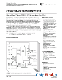 Datasheet CX28331 manufacturer Conexant