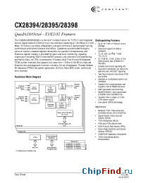 Datasheet CX28395-18 manufacturer Conexant