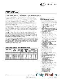 Datasheet FM336Plus-D manufacturer Conexant