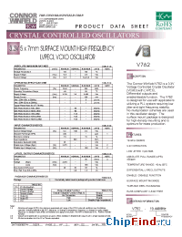 Datasheet V762 manufacturer Connor-Winfield