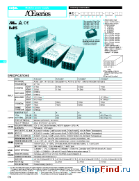 Datasheet LCA15S-24 manufacturer COSEL