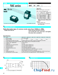 Datasheet NAC-04-472 manufacturer COSEL