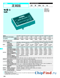 Datasheet SFS104812 manufacturer COSEL