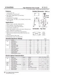 Datasheet K1010D manufacturer COSMO