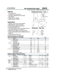 Datasheet K2010 manufacturer COSMO