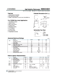 Datasheet KMOC3051 manufacturer COSMO