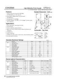 Datasheet KP5010 manufacturer COSMO
