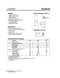 Datasheet KPC6N138 manufacturer COSMO