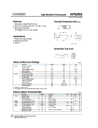 Datasheet KPS2802 manufacturer COSMO