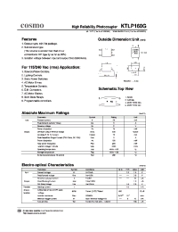 Datasheet KTLP160G manufacturer COSMO