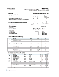 Datasheet KTLP166J manufacturer COSMO