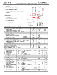 Datasheet KTLP3507 manufacturer COSMO