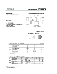 Datasheet KW1S50FC manufacturer COSMO