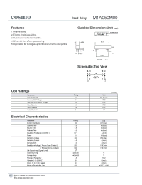 Datasheet M1A050M00 manufacturer COSMO