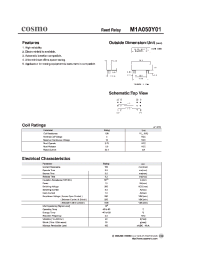 Datasheet M1A050Y01 manufacturer COSMO
