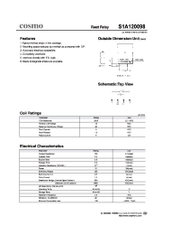 Datasheet S1A120098 manufacturer COSMO