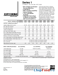 Datasheet A1210E manufacturer Crydom